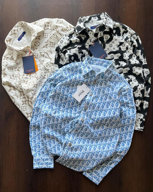 Essential Cotton Casual Shirt for Men (Pack of 3)